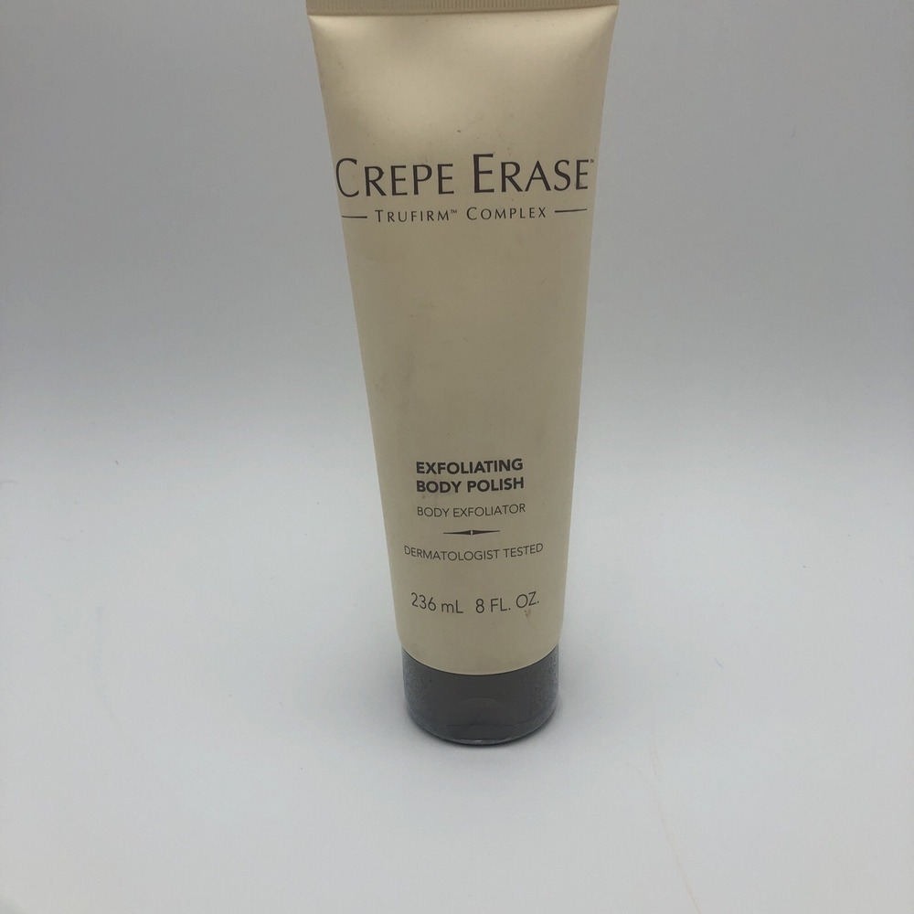 CREPE ERASE TRUFIRM COMPLEX Exfoliating Body Polish 8 OZ SIZE! NEW SEALED!